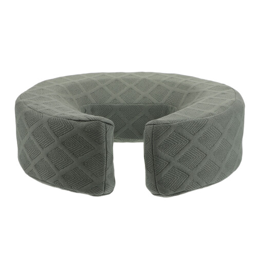 Green Ergonomic U-Shaped Face Support Massage Pillow for Beauty