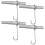 4Pcs Stainless Steel Maple Syrup Taps with Hooks for Home Tree Tapping 1