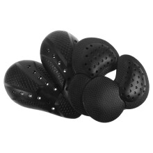 1Set Breathable Black PU Motorcycle Knee and Hip Impact Pads
