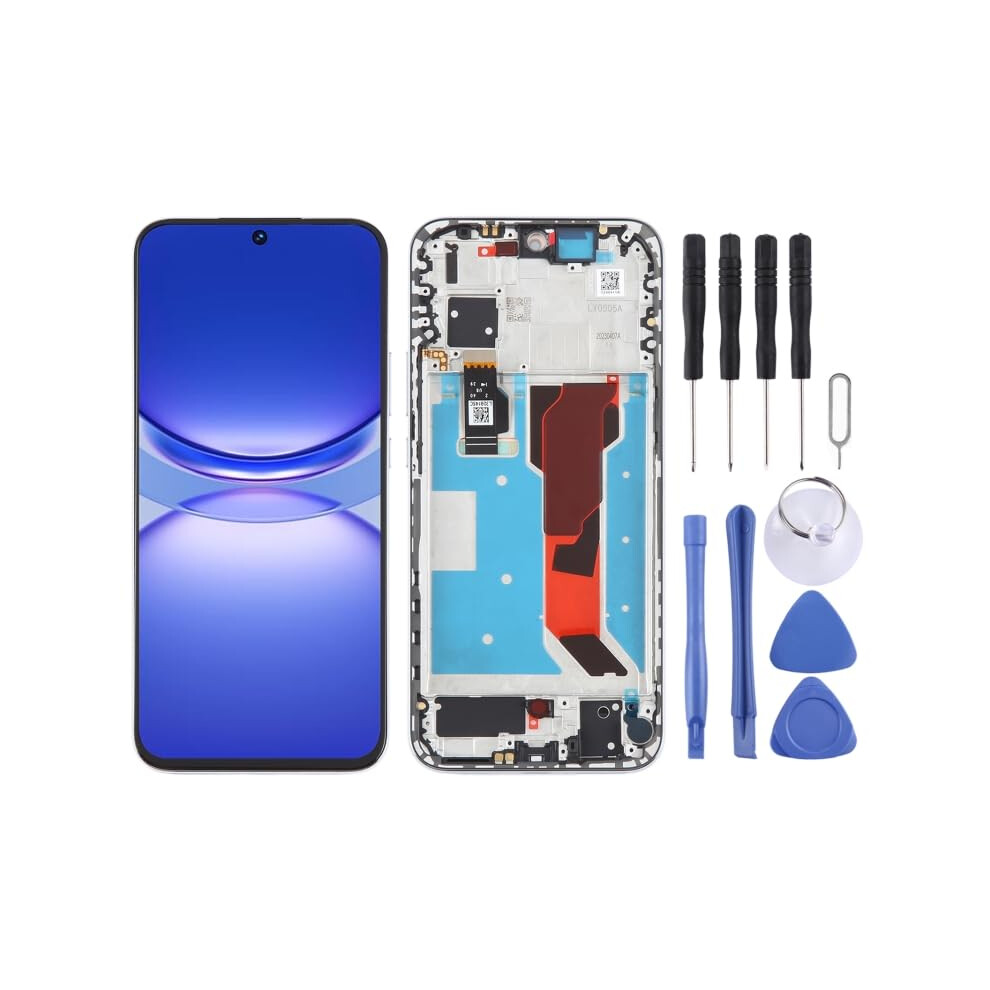 Screen Replacement Lcd Display Assembly With Frame AntiâFingerprint ScratchâResistant For Huawei Nova 12 Lite White 9330225830238