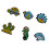 Complete Ocean Theme Silicones Dampeners for Tennis Rackets 1