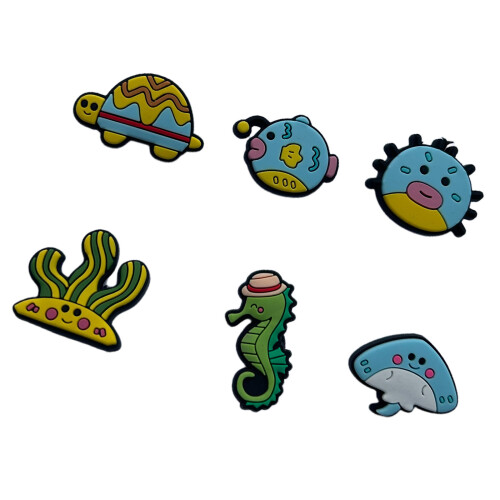 Complete Ocean Theme Silicones Dampeners for Tennis Rackets