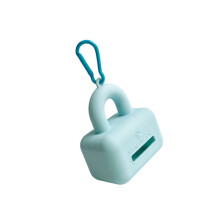 Pet Poop Bag Dispenser for Dog Owners Outdoor Walking-Blue