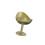 Irregular Shape High Footed Stainless Steel Dessert-Gold High 1