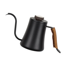 Elegant Extended Neck Coffee Pouring Pot 600ml With-Black