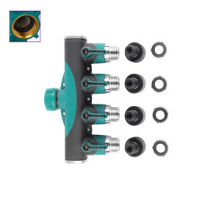 Flexible Metal 4 Outlet Splitter Designed-European regulations