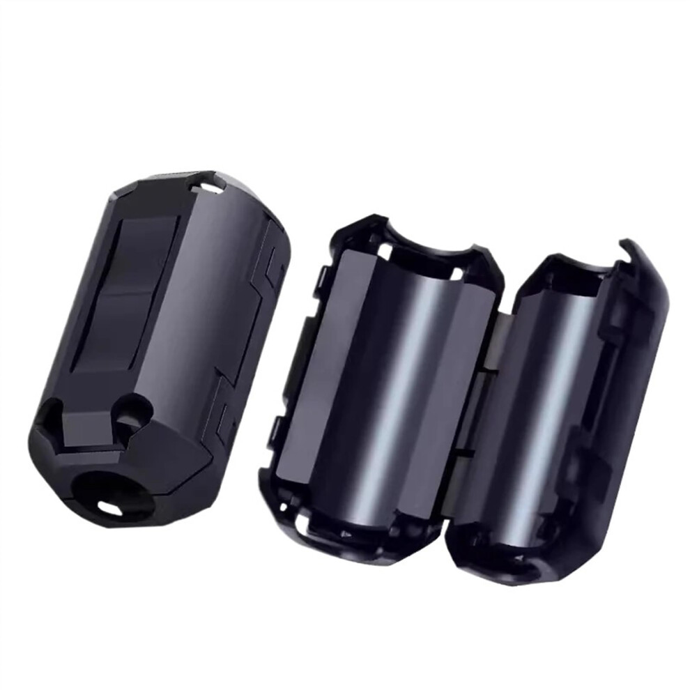 20Pcs Ferrite Core Noise Filter Snap On Ferrite Bead Set Noise Reduction Clamp For Cables 3.5Mm Black 9310869834557