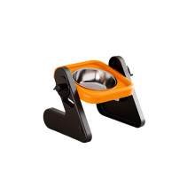 Elevated Dog Bowl Set With Feeders And Easy To-Orangecolor 1