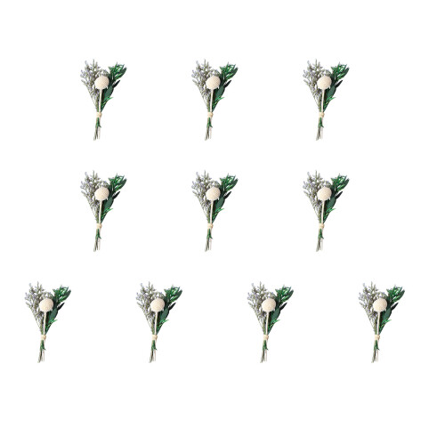 10Pcs Tiny Dried Flower Bouquets For Handmade Craft Wedding-24