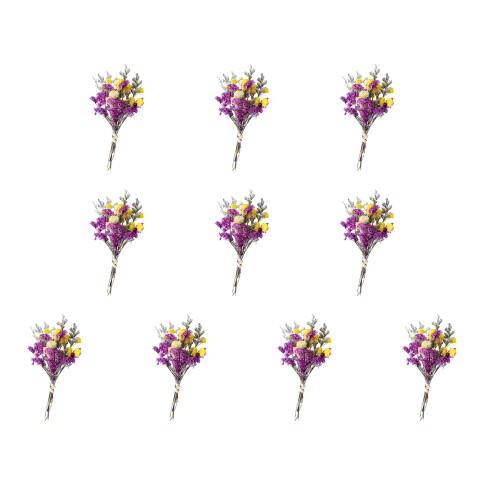 10Pcs Tiny Dried Flower Bouquets For Handmade Craft Wedding-33