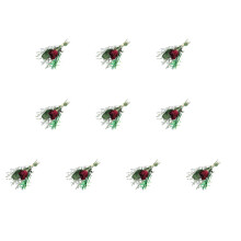10Pcs Tiny Dried Flower Bouquets 10cm High For Wedding Party-9