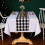 Christmas Knitted Table Runner Linen 180x33cm 1