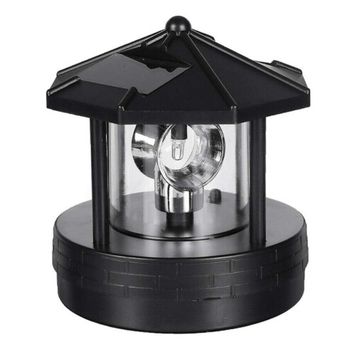 Far solar – baliză rotativă cu LED pentru exterior