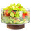 Glass and Wood Fruit Bowl 17.5 cm 1