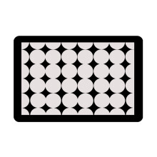 Tapis égouttoir à vaisselle super absorbant grand format 61 x 41 cm