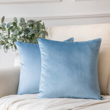 Phantoscope Silky Velvet Pillow Cover 55cm x 55cm Set of 2