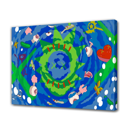 Abstract Canvas Poster for Bedroom Decor