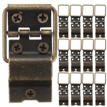 30 Pcs Vintage-Style Mini Iron Hinges for Wooden Boxes