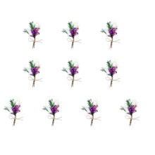 10Pcs Miniature Preserved Floral Bunches For Wedding-12