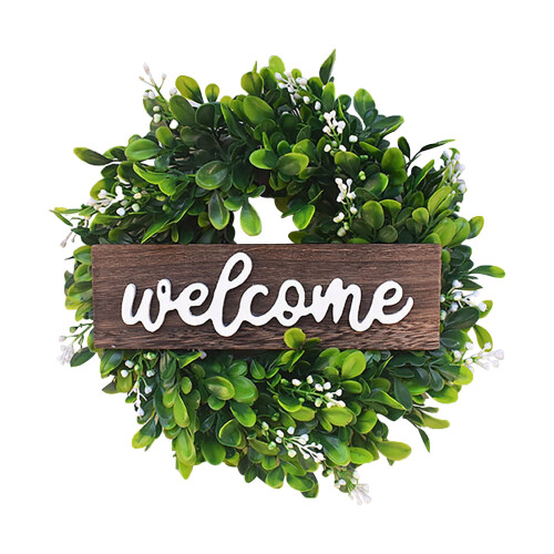 Artificial Flower Wreath 33cm Diameter