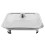 Buffet-Set mit Warmhaltebehältern aus Metall, inklusive Deckeln und Ständer 1