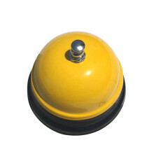 Metal Hotel Counter Bell for Reception Bar Kitchen Set of 2