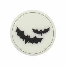 Glow-in-the-Dark Halloween Vleermuis Heks Placemat Siliconen1
