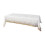 White Gold-Knit Disposable Tablecloth 108x54in (2 Pack) 1