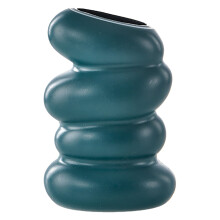 Plastic Bud Vase – Minimalist 15 cm Table Vase for Flowers