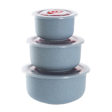 Ensemble de 6 bols de conservation en silicone Joyfeel avec couvercle
