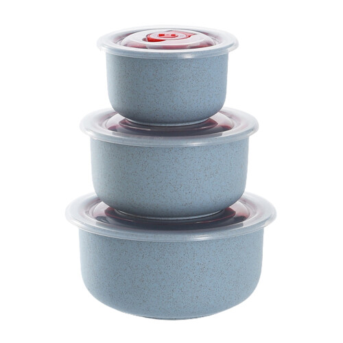 Ensemble de 6 bols de conservation en silicone Joyfeel avec couvercle