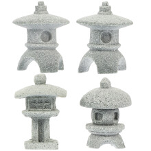 Sada 4 miniatúrnych sôch z pieskovcovej pagody