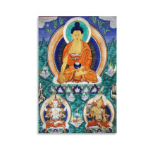 Shakyamuni Tibetan Thangka Canvas Wall Art Print