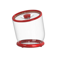 Portable Sealed Rice Jar With Wide Mouthes For Easy-Red L