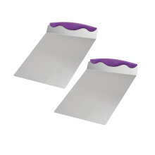 Pack of 2 Premium Stainless Steel Cake Lifters With Comfortable