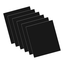 6 stuks zelfklevende zwembadreparatiepatches-Zwart 7x7cm
