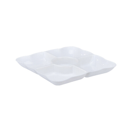 Chip and Dip Tray Unbreakable 6-Section Appetizer Server