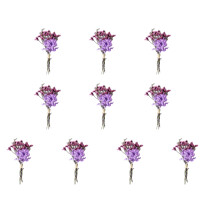 10Pcs Tiny Dried Flower Bouquets 10cm High For Wedding Party-14