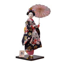 Japońska lalka gejsza 30 cm, ręcznie robiona figurka
