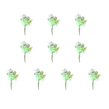10Pcs Small Dried Flower Bunches For Wedding Table-18