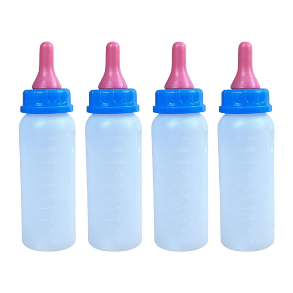 4Pcs Farm Animal Nursing Bottle For Small Pet- Pacifier 250 Red