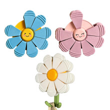 Decorative Flower Shaped Magnetic Clip For-blue white and pink