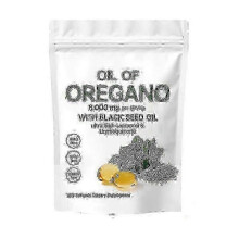 Premium Oil of Oregano Black Seed 6000mg Nutrition Gels & Chews - 180 Count, with 25-26 Daily Doses