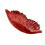 Present Day Flower Form Dessert Tray Food Grade Plastic-Red 1