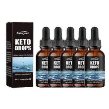 (5PCS) 1-5x Keto Drops Body Treatment,Suitable For Keto Drops Body Treatment  30ml fiuling