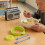 1Ensemble Support Main Silicone Vert Anti- Pour Repas 8