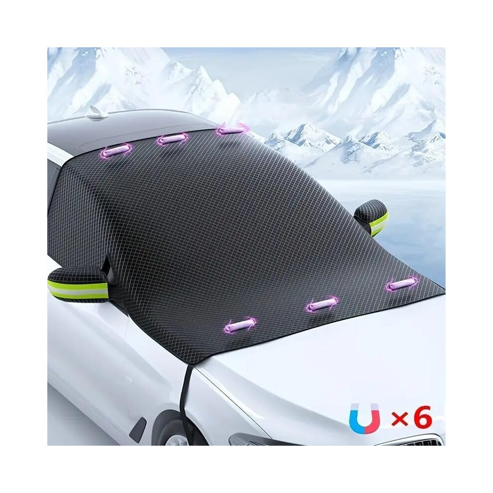 Car Windshield Cover For Hyundai Solaris 20142016, Magnetic Waterproof Frost Snow Sunshade Protector 9310869834670