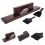 1Set Assorted Color Shuffleboard Cleaning Kit with Brush and Dustpan 6