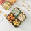 Plastic divided serving tray with lid and handle 1 pc 3