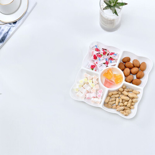 Serving Tray Wheat Straw Round 10-inch Appetizer Dish 2